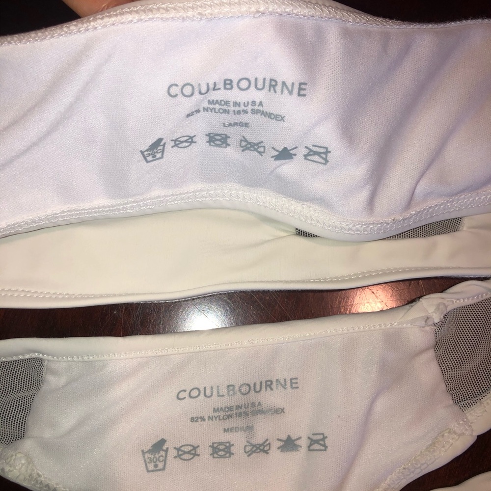 White Mesh Cut Out Coulbourne Bikini